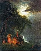 Albert Bierstadt Campfire Site, Yosemite France oil painting artist